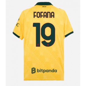 AC Milan Youssouf Fofana #19 Jalkapallovaatteet Kolmaspaita 2025-26 Lyhythihainen